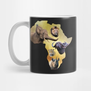 Africa's Big Five Animals | African Wildlife Mug